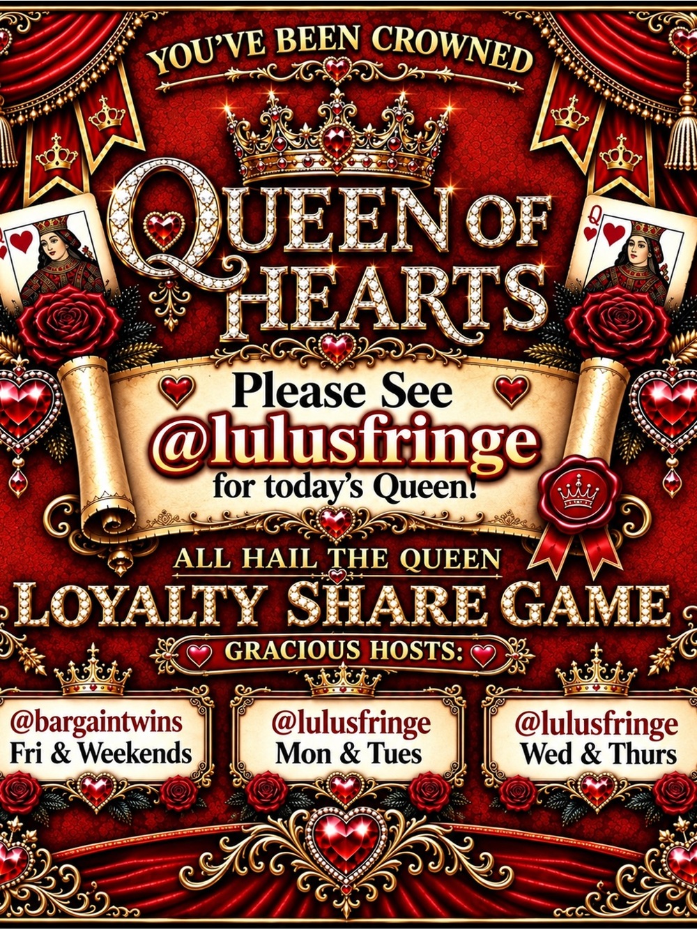 NEW GAME WILL START SOON!
PLEASE LIKE TO STAY LOYAL, ROYALS! - Picture 2 of 7